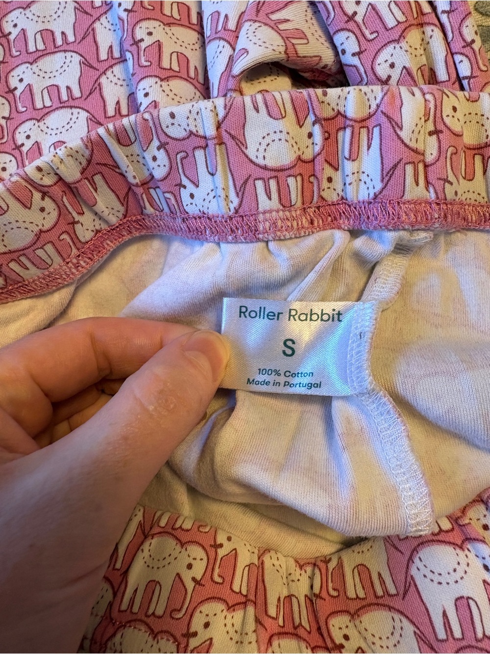 Roller Rabbit Pink Elephant Pajamas - Picture 3 of 3